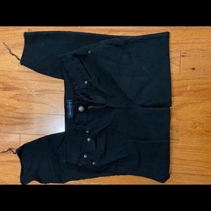 Black cropped Aeropostale jeggings